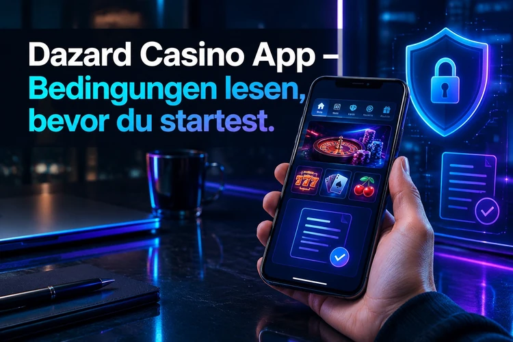 Dazard Casino App – Bedingungen lesen, bevor du startest