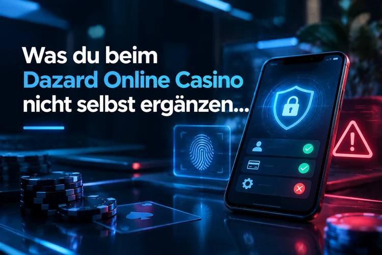 Was du beim Dazard Online Casino nicht selbst ergänzen solltest