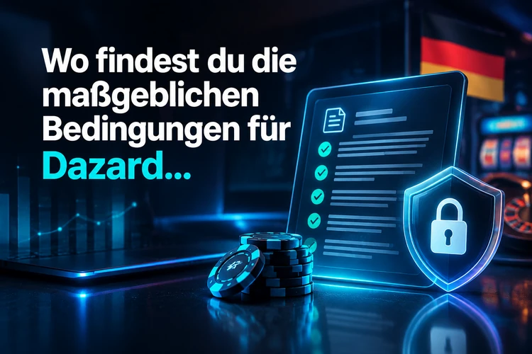 Wo findest du die maßgeblichen Bedingungen für Dazard Casino?
